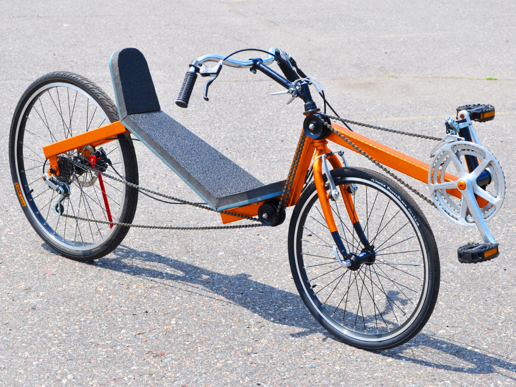 TomaHawk LowRacer - diy recumbent bike